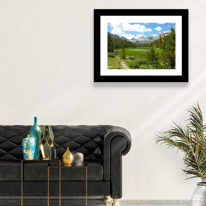 Sierra Nevada Trail to Snow Capped Peaks Wall Art