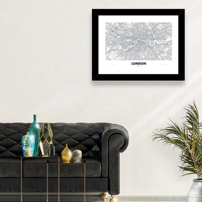 London City Map Wall Art