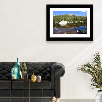 Colorado Forest Lake Reflection Wall Art