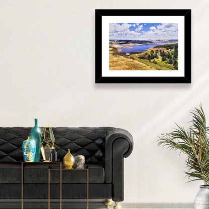 Oberon Lake Aerial Landscape Wall Art