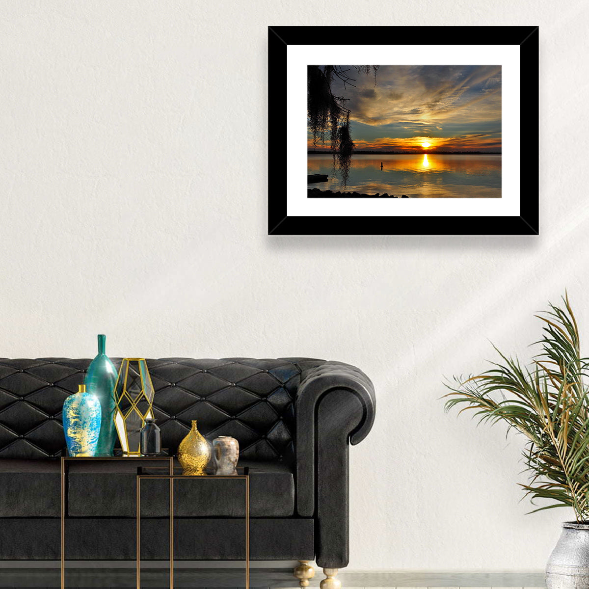 Lake Seminole Sunset Reflection Wall Art