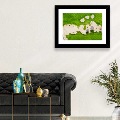 Aerial Golf Course Landscape Wall Art
