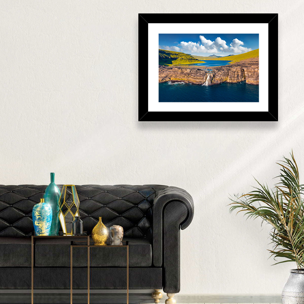 Mulafossur Waterfall Gasadalur Wall Art