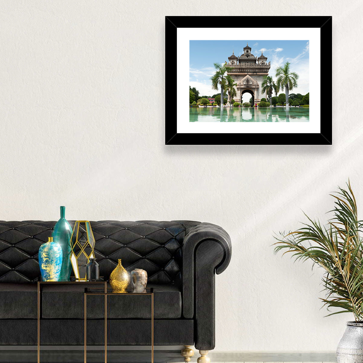 Patuxai Victory Gate Vientiane Wall Art in a room, landscape