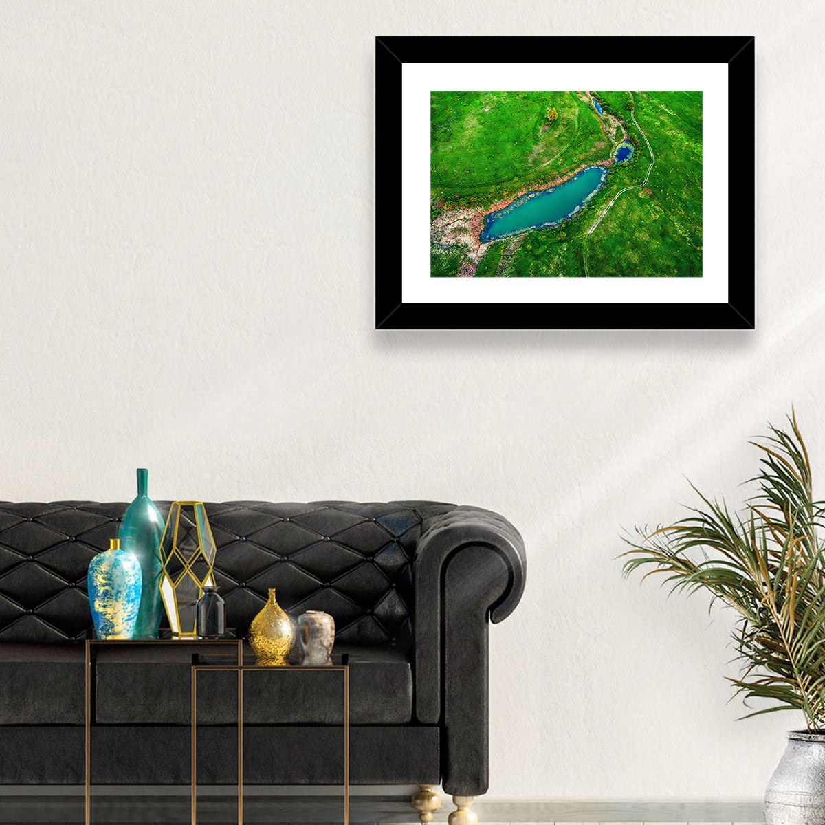 Meadows Lake Aerial Wall Art