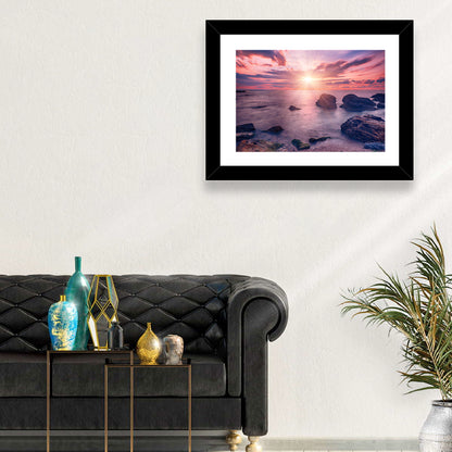 Ethereal Sea Sunrise Wall Art