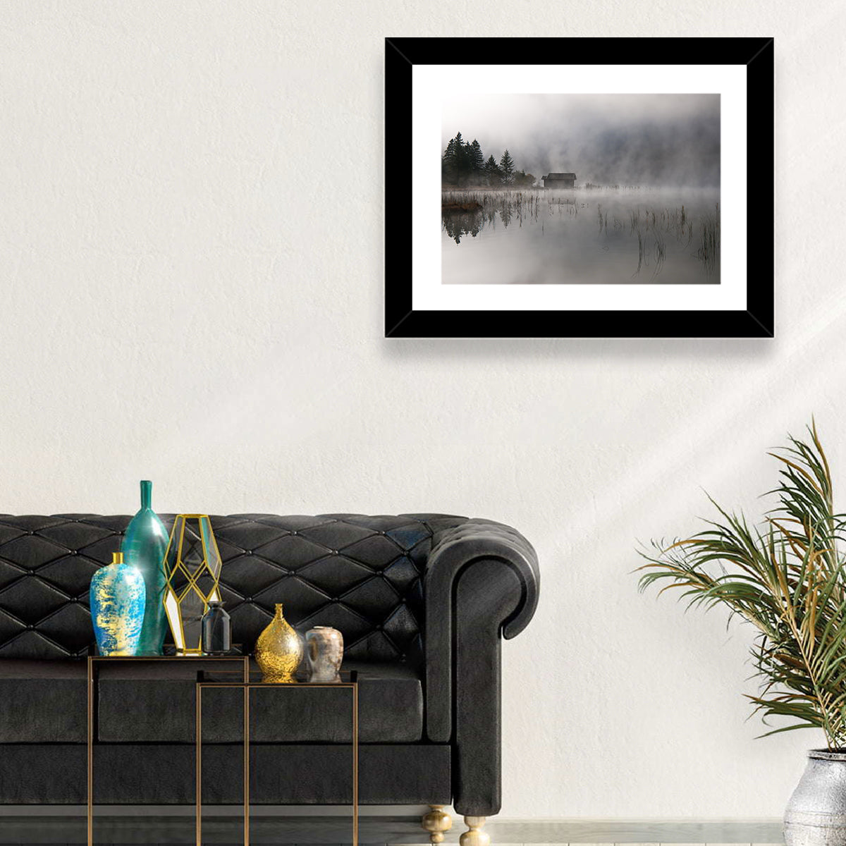 Ferchensee Morning Mist Wall Art