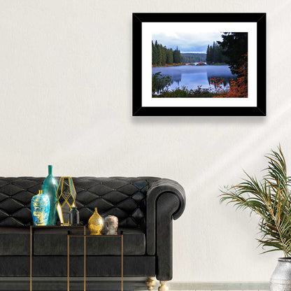 Lynn County Lake Cabin Reflection Wall Art