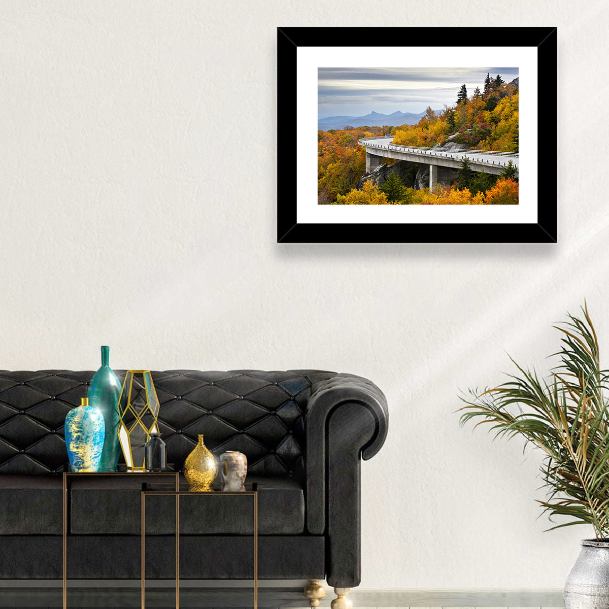 Linn Cove Viaduct at Grandfather Mountain Wall Art