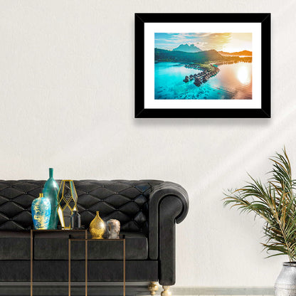 Bora Bora Overwater Bungalows Wall Art