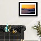 Cloud Sea Over Mountains at Golden Dawn Wall Art