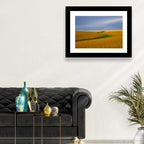 Golden Hour Soybean Field Wall Art