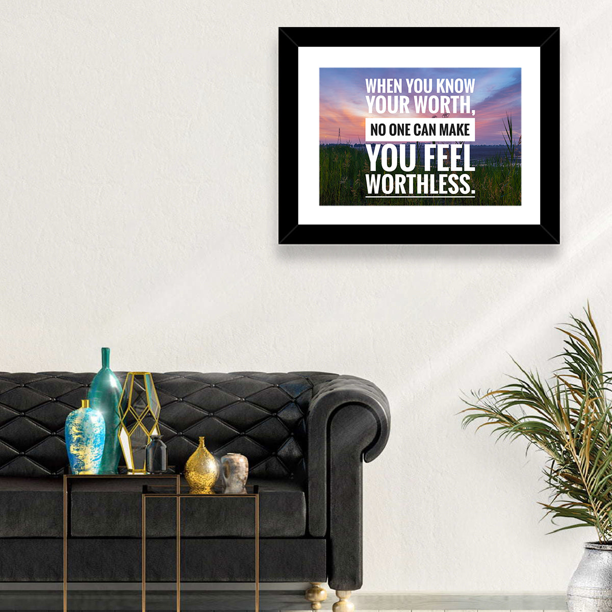 When You Know Your Worth, Golden Hour Wall Art