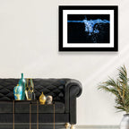 Underwater Bubble Motion Wall Art