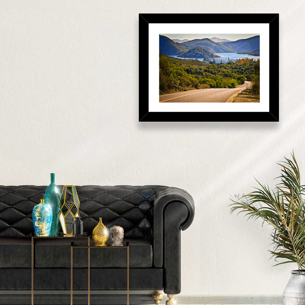 Lake Hodges Roadside Vista Wall Art