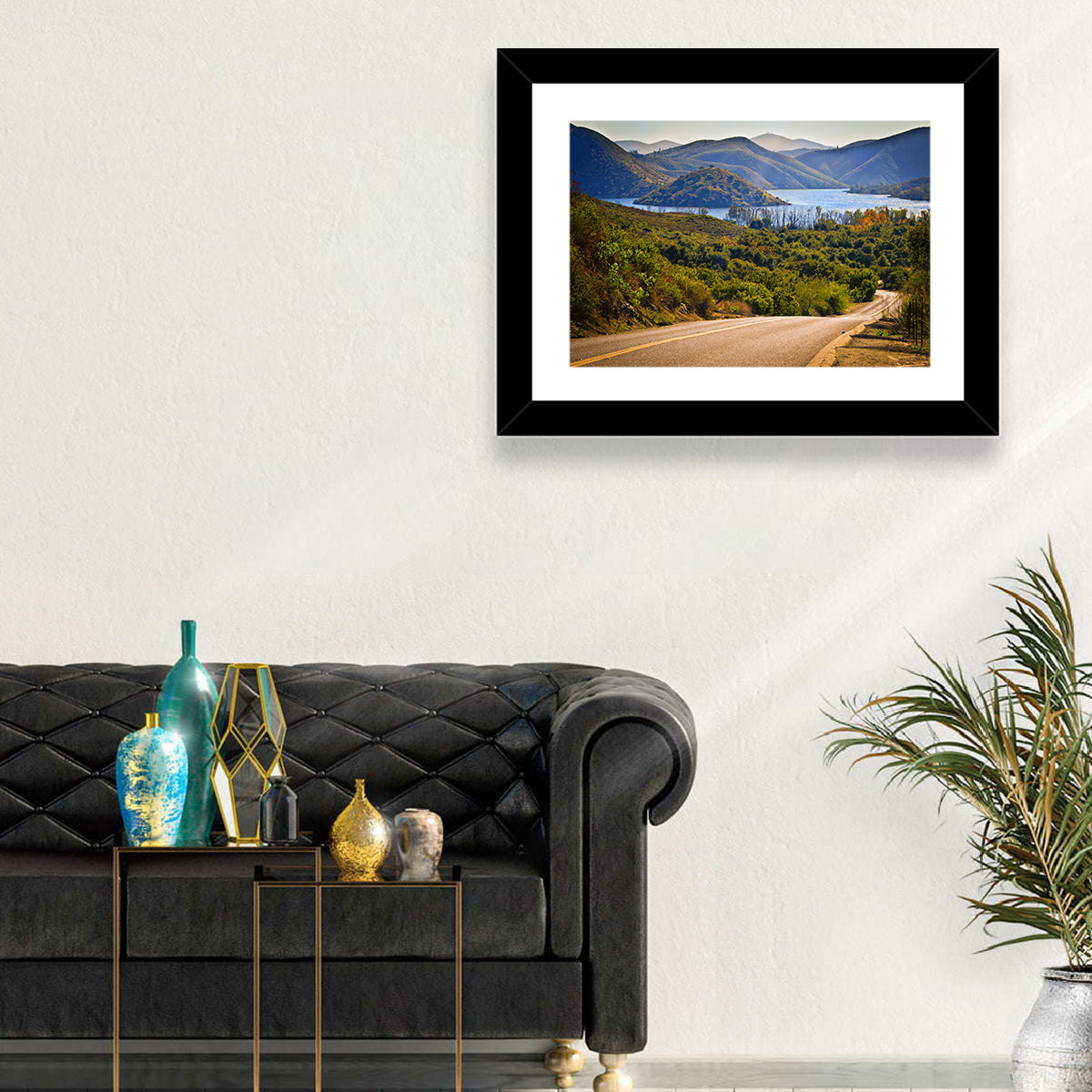 Lake Hodges Roadside Vista Wall Art