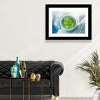 Spherical Forest from Space Wall Art
