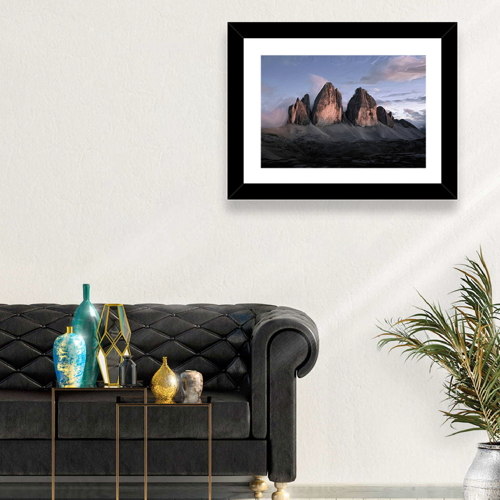 Tre Cime at Dusk Wall Art