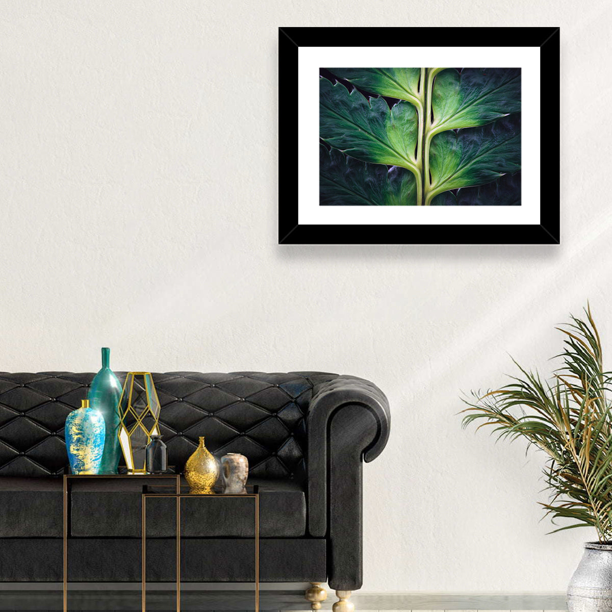 Fern Stem Macro Study Wall Art