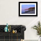 Lake Chapala Shoreline at Dusk Wall Art