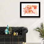 Scattered Dried Rose Petals Wall Art