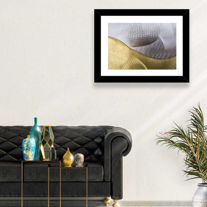 Thin Line Metallic Abstract Wall Art