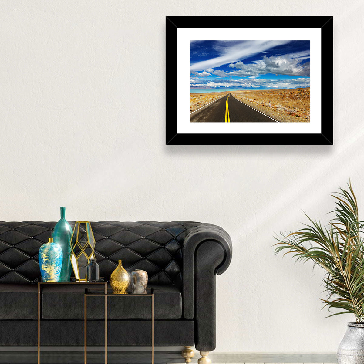 Road To Viedma Lake Wall Art