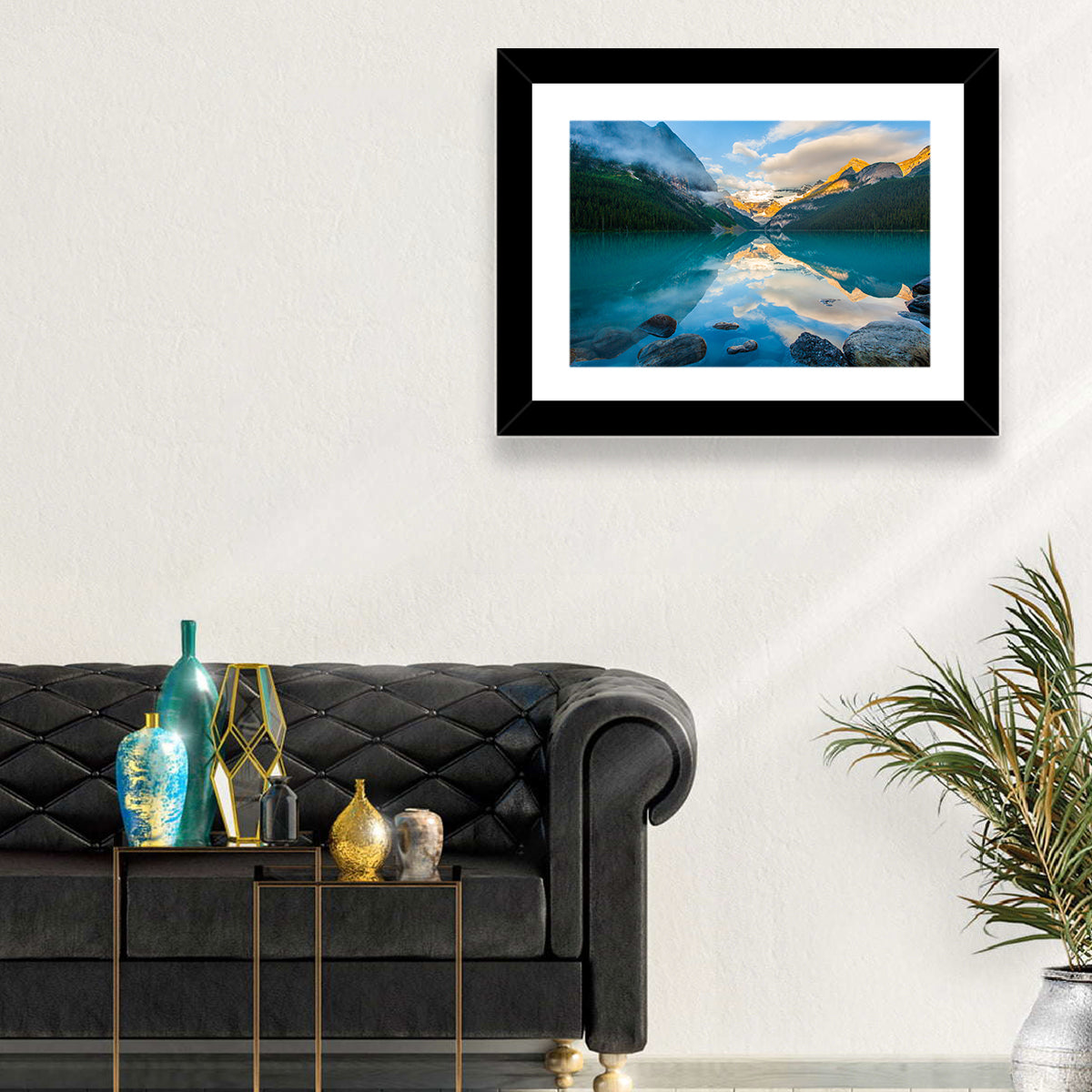 Lake Louise Sunrise Reflection Wall Art