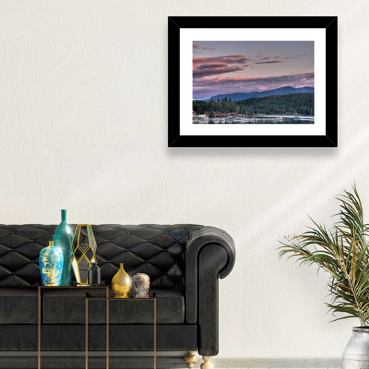 Lake Pend Oreille Twilight Reflection Wall Art