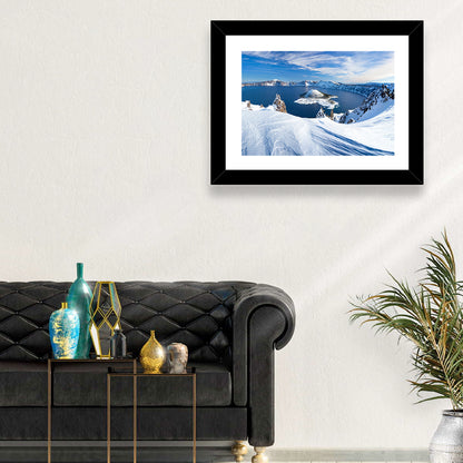 Crater Lake with Wizard Island Wall Art
