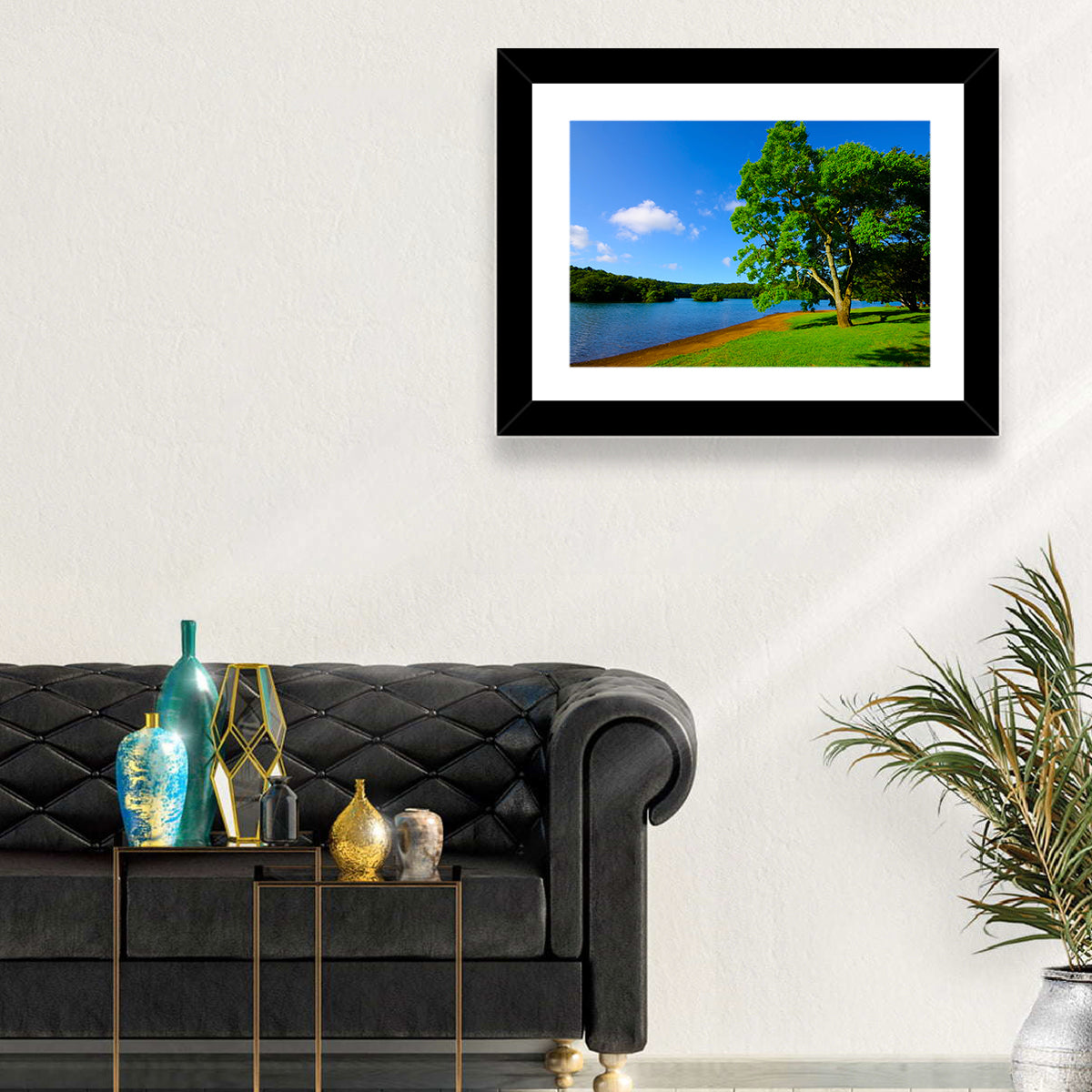 Lake Ippeki Solitary Tree Wall Art
