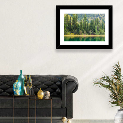 Tranquil Forest Lake Wall Art