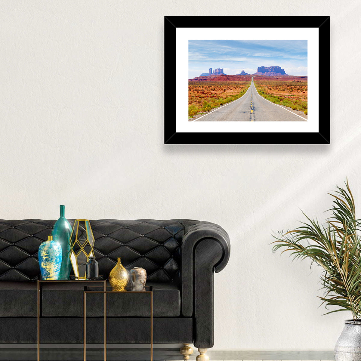 Highway 163 Into Monument Valley Wall Art