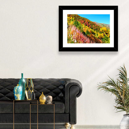 Svaneti Autumn Mountain Landscape Wall Art