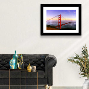 Foggy Golden Gate Bridge Wall Art