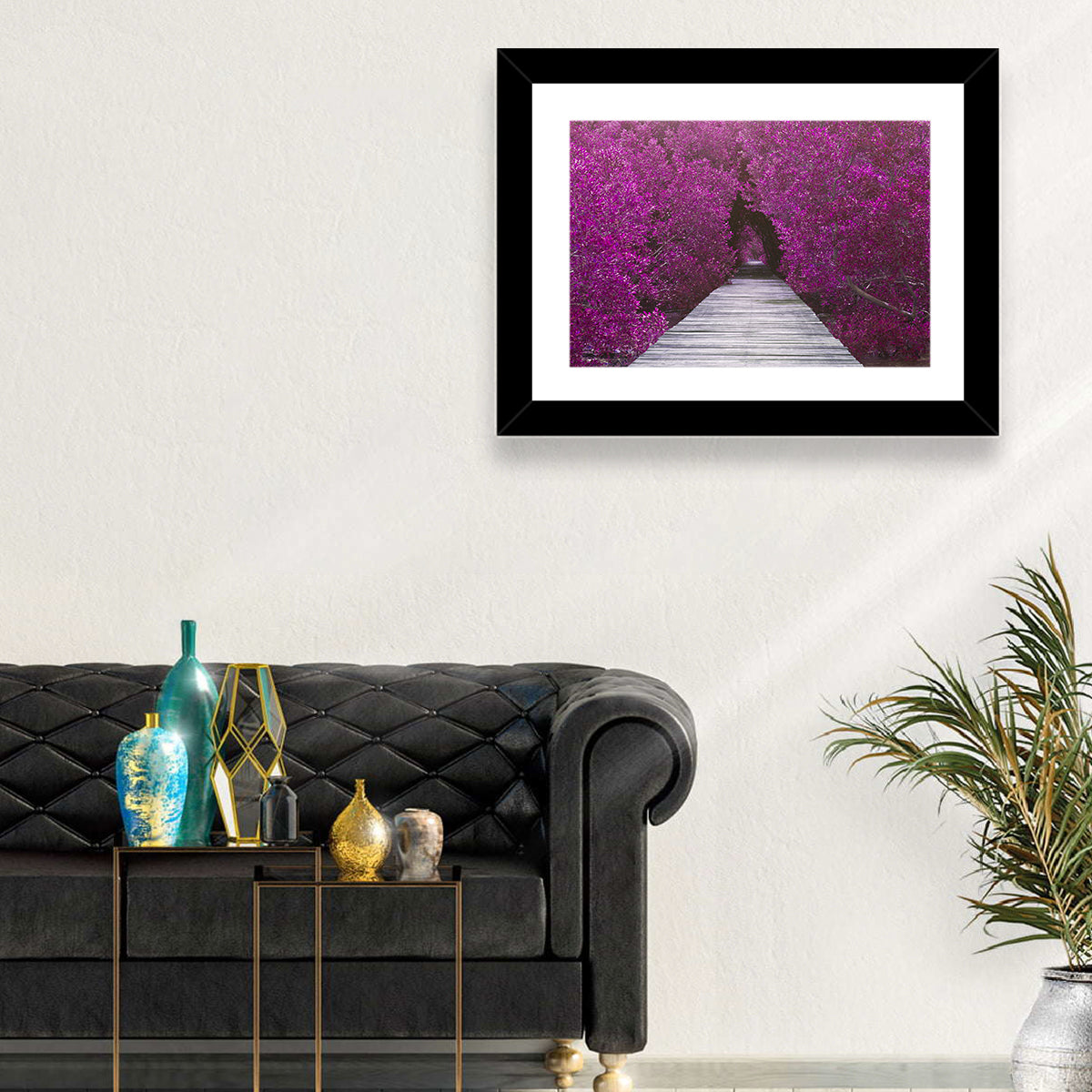 Magenta Mangrove Pathway Wall Art