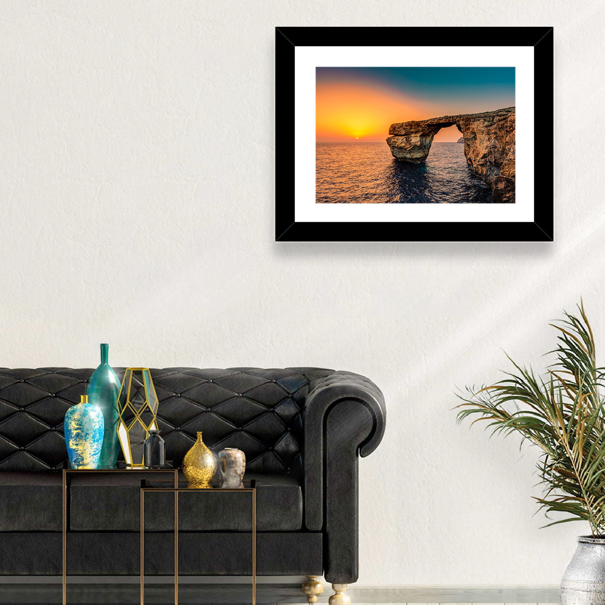 Azure Window Sunset, Dwejra Wall Art