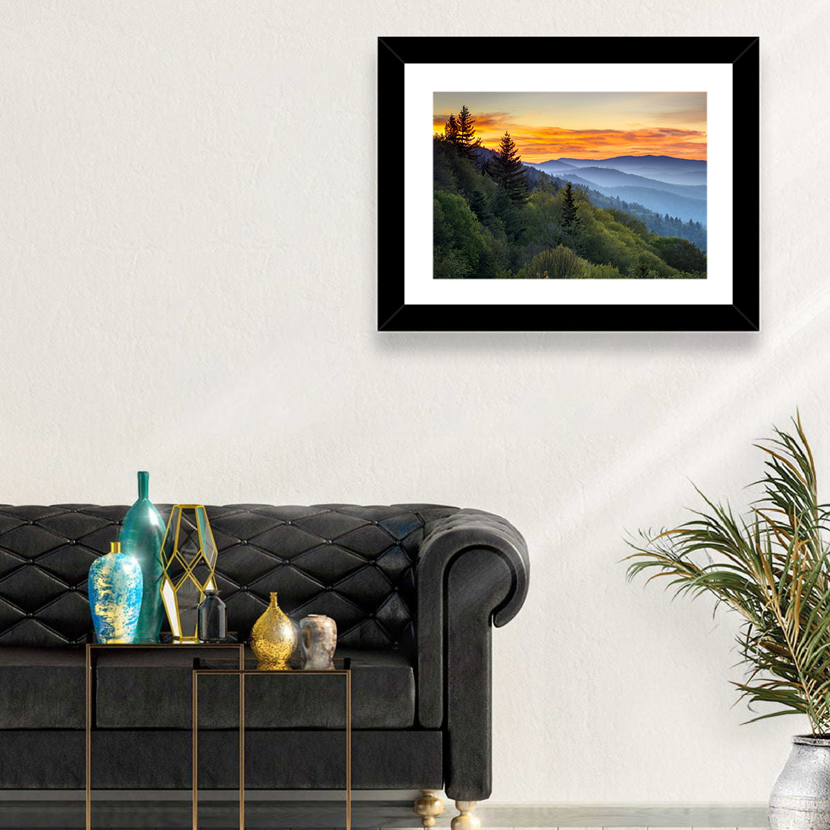 Great Smoky Mountains Sunset Wall Art
