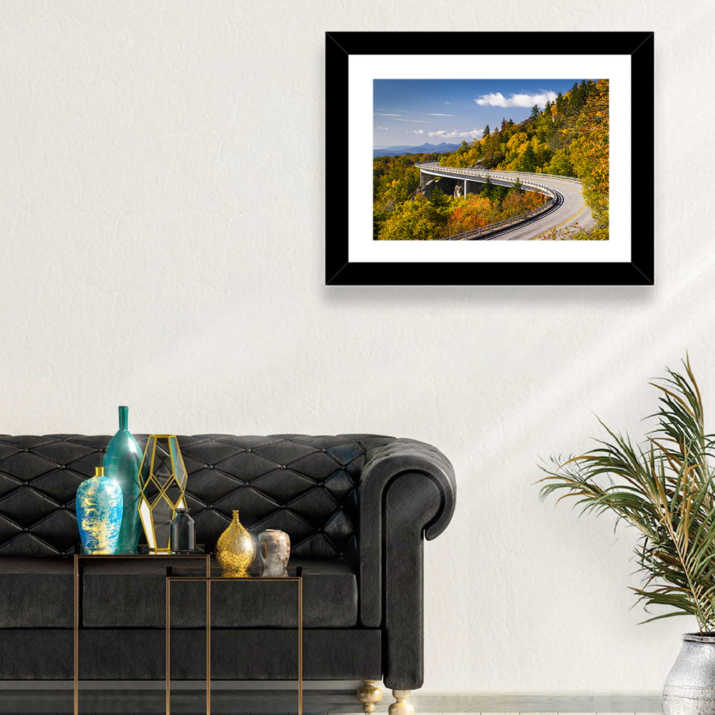 Linn Cove Viaduct at Grandfather Mountain Wall Art