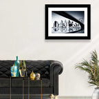 Brooklyn Bridge Low Angle Skyline Reflection Wall Art