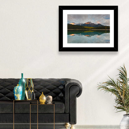 Patricia Lake Golden Hour Reflection Wall Art