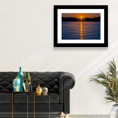 Lake Jocassee Golden Sunrise Wall Art