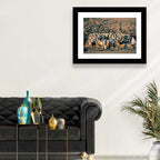 Shibam Mudbrick Cityscape Wall Art