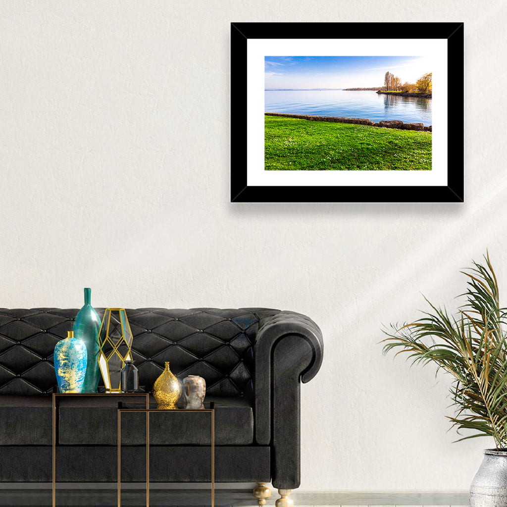 Lake Neuchatel Meadow Wall Art