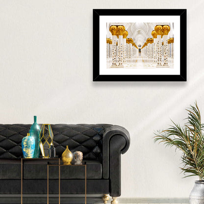 Sheikh Zayed Grand Mosque Colonnade Wall Art