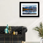 Kluane Lake Autumn Reflection Wall Art