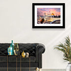 Jerusalem Old City Sunset Wall Art