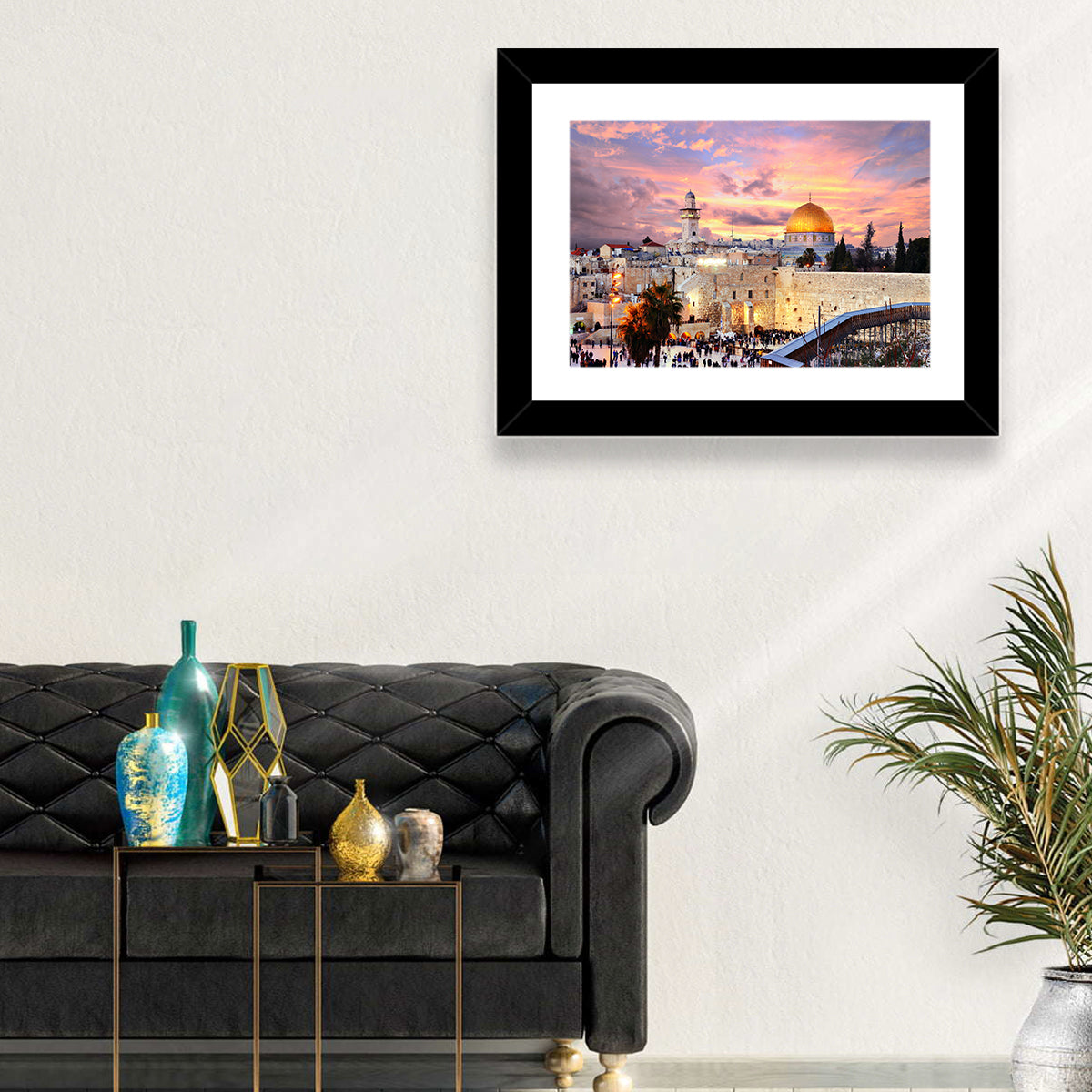 Jerusalem Old City Sunset Wall Art