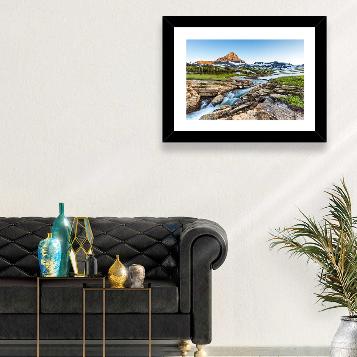 Logan Pass Golden Hour Wall Art