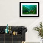 Mist Over Lake Tarnita Wall Art